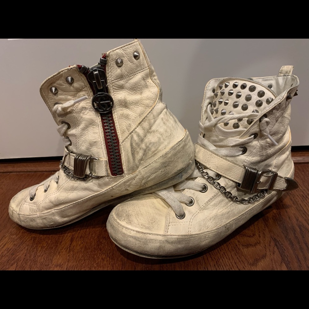 Sam Edelman distressed Alexander sneakers